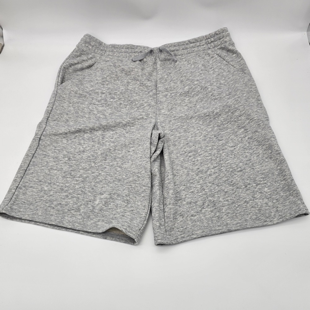Epic Threads Kids Knit Shorts Drawstring Heather Sterling Grey XL 18-20 NEW